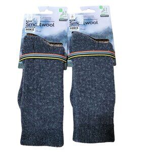 Womens Smartwool Full Cushion Crew Height TWBlue Hike Socks Medium 7-9.5